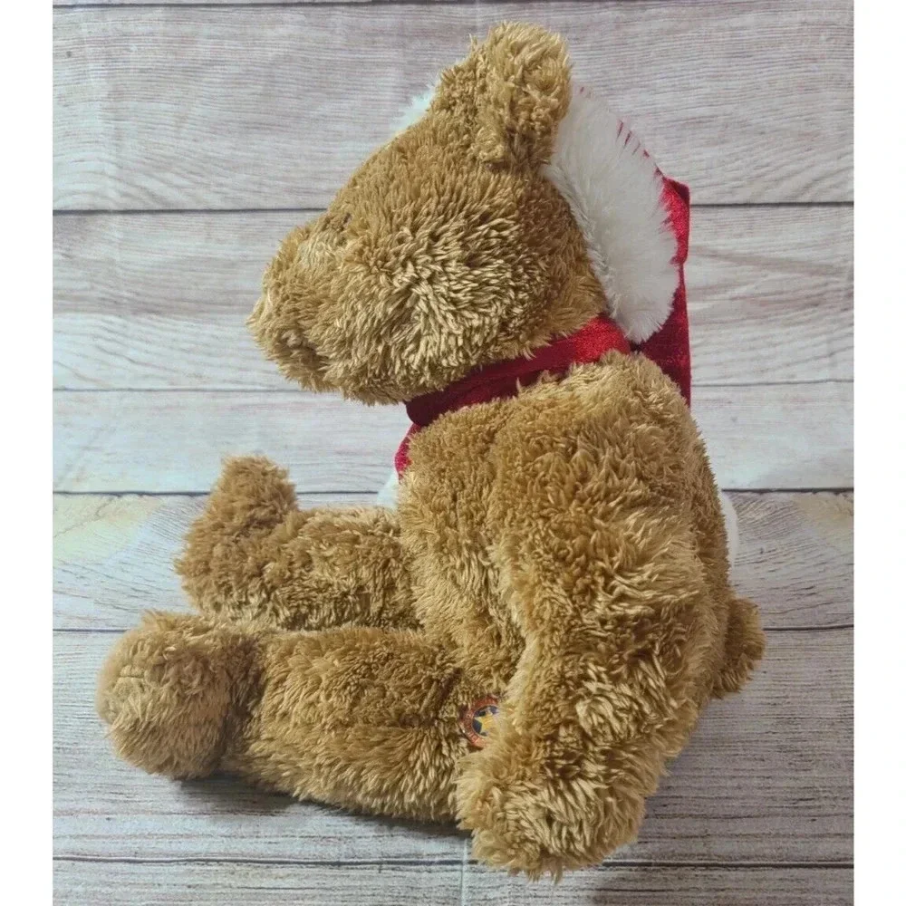 Herrington Bear Company Plush Cheesecake Factory Christmas Santa Teddy Bear 14